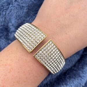 St. John Gold-Toned and Crystal Bracelet